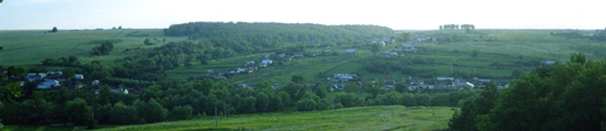 Панорама Шалкино. Июль 2000 г.